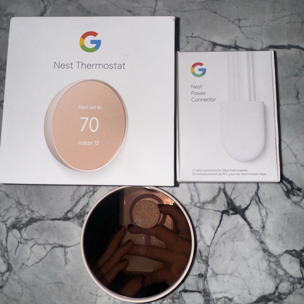 Google Nest Thermostat Rose Gold C Wire Connector NEW